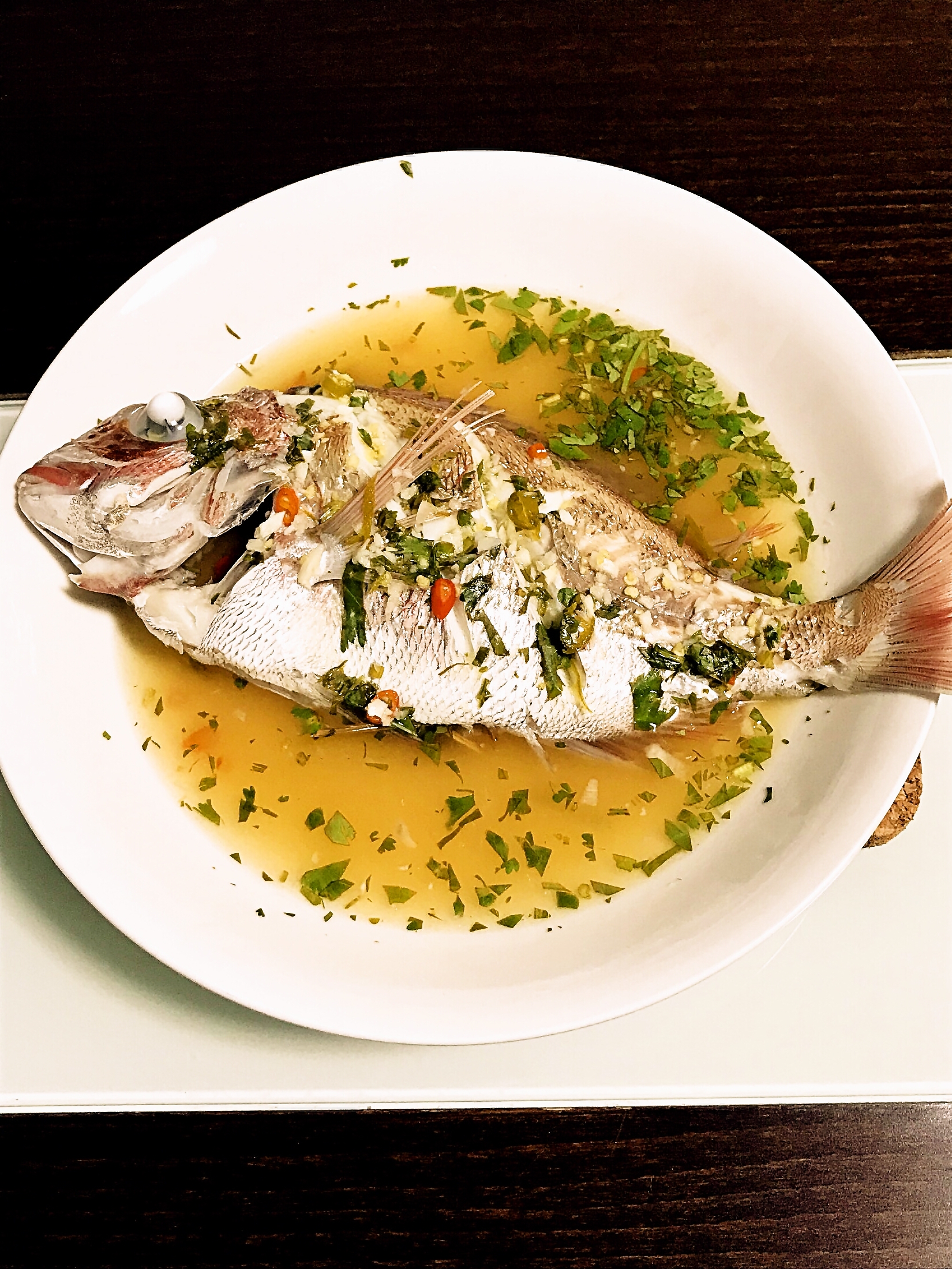 タイ料理 鯛のレモン蒸し