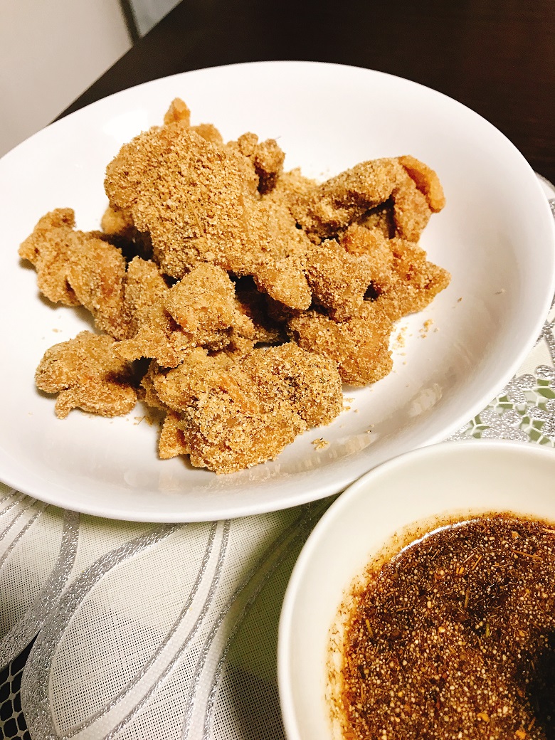 ハーブ入り米粉鶏唐揚げ