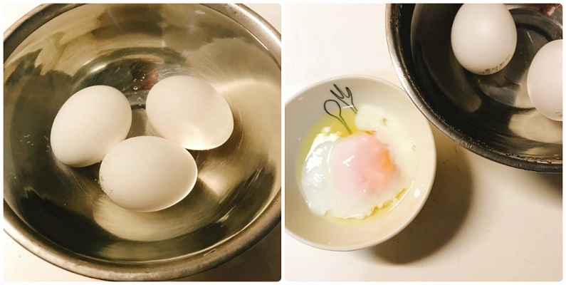 温泉卵を作る
