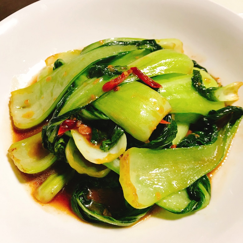 5分でできる簡単本格タイ料理 チンゲン菜のタオチオ炒め タイ料理レシピ 食べタイｂｌｏｇ