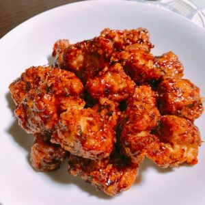鶏唐揚げのスイートチリライムソース