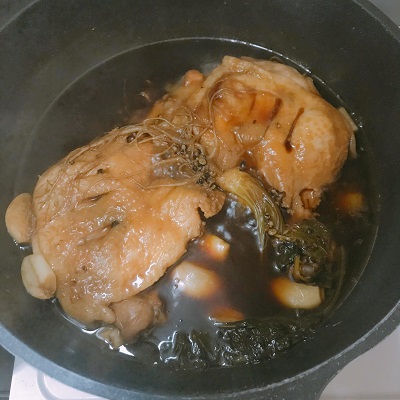 45分煮込んだ鳥足