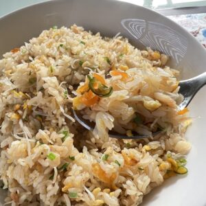 完成したタイ風カニチャーハン